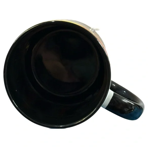 Psychedelic Peace Van Mug - Retro Hippie Art -Rainbow Road Sunflower Ceramic Cup - Picture 6 of 8